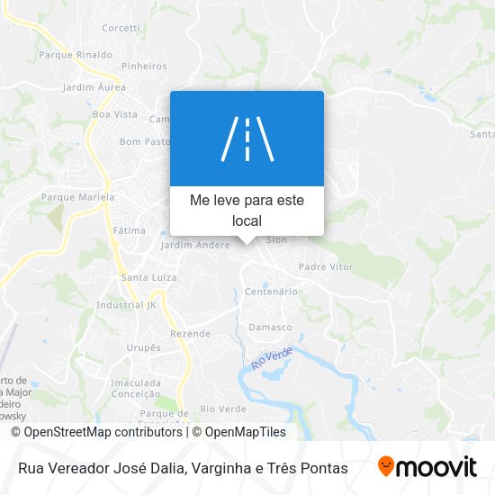 Rua Vereador José Dalia mapa