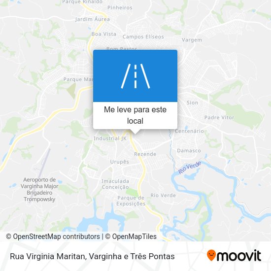 Rua Virginia Maritan mapa