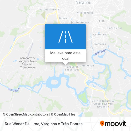 Rua Waner De Lima mapa