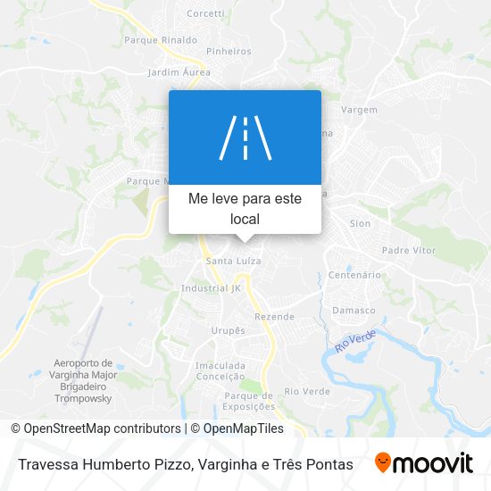 Travessa Humberto Pizzo mapa