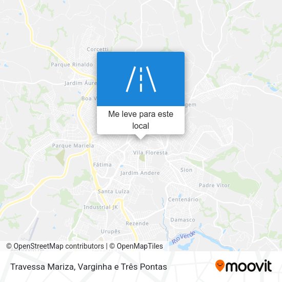 Travessa Mariza mapa