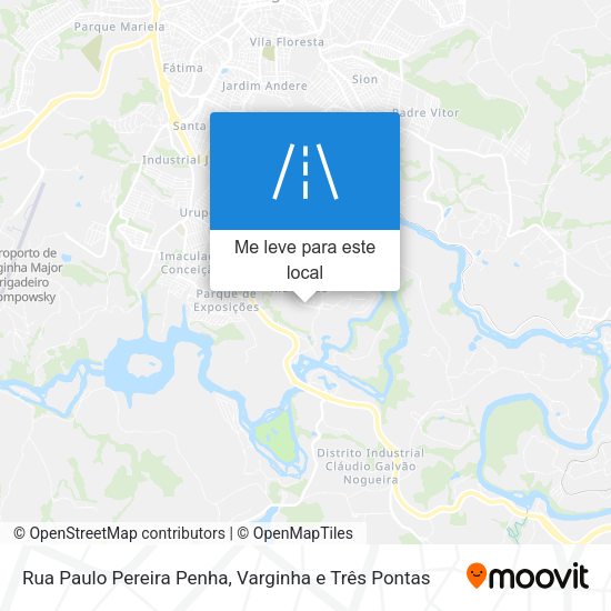 Rua Paulo Pereira Penha mapa