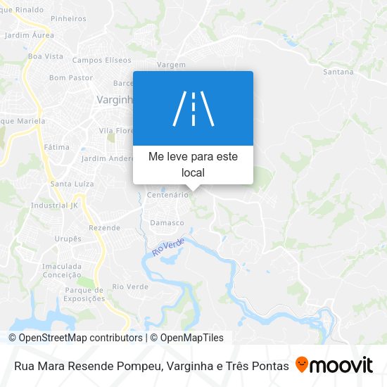 Rua Mara Resende Pompeu mapa