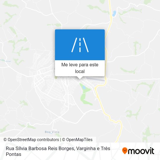 Rua Sílvia Barbosa Reis Borges mapa