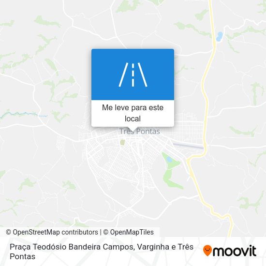 Praça Teodósio Bandeira Campos mapa