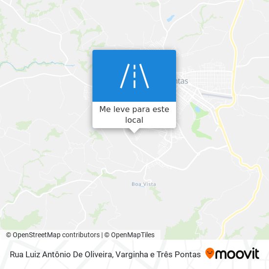 Rua Luiz Antônio De Oliveira mapa