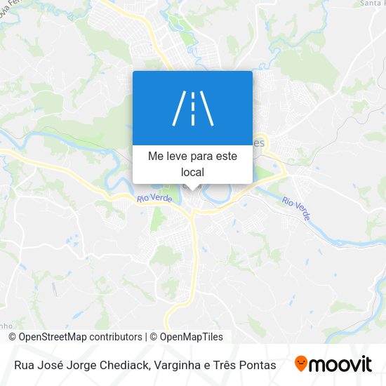 Rua José Jorge Chediack mapa