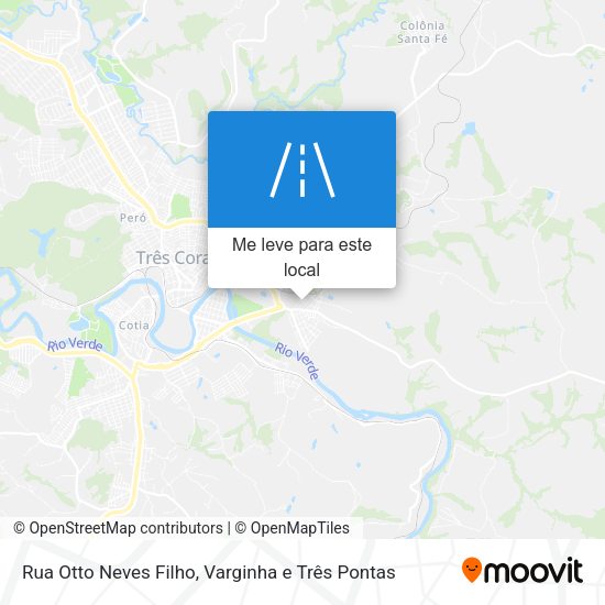 Rua Otto Neves Filho mapa
