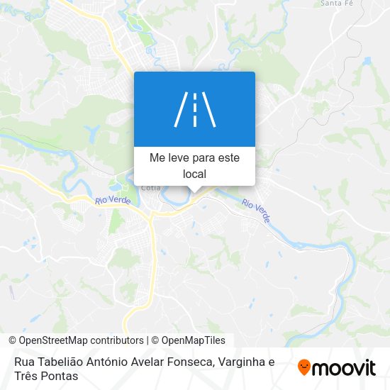 Rua Tabelião António Avelar Fonseca mapa
