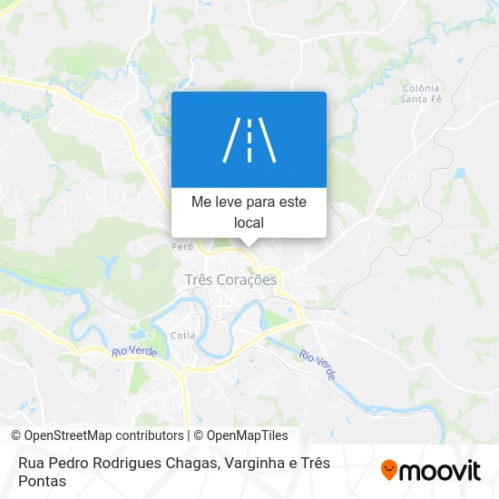 Rua Pedro Rodrigues Chagas mapa