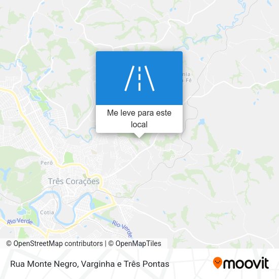 Rua Monte Negro mapa