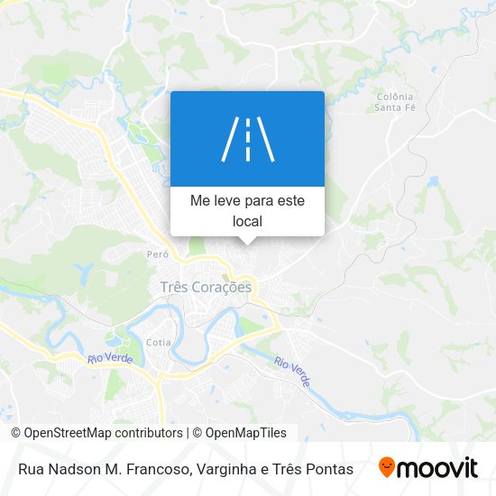 Rua Nadson M. Francoso mapa