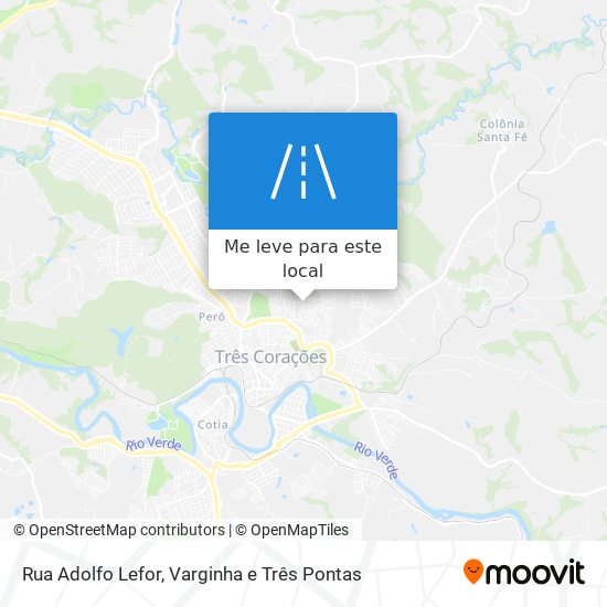 Rua Adolfo Lefor mapa