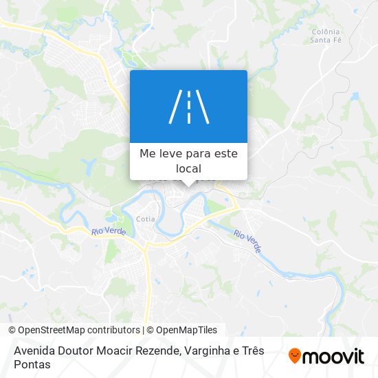 Avenida Doutor Moacir Rezende mapa