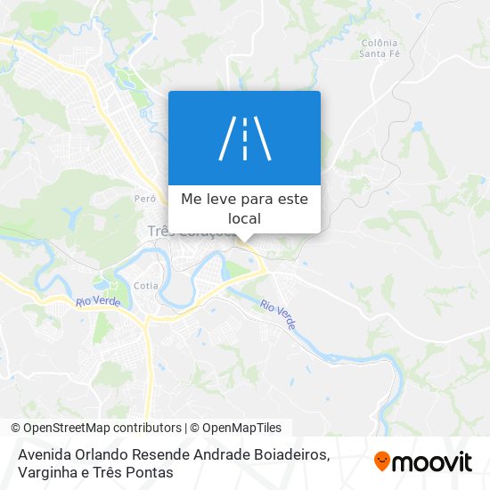 Avenida Orlando Resende Andrade Boiadeiros mapa