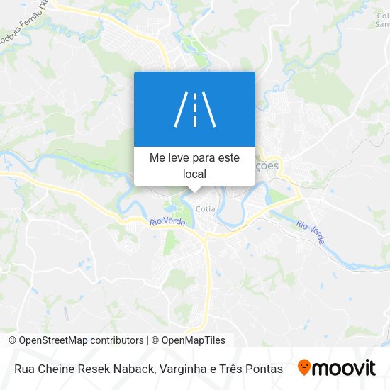 Rua Cheine Resek Naback mapa