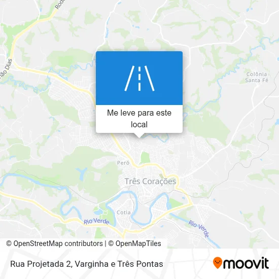 Rua Projetada 2 mapa