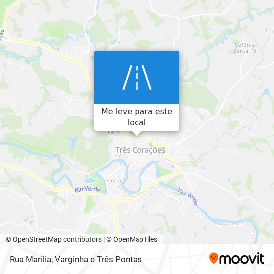 Rua Marilia mapa