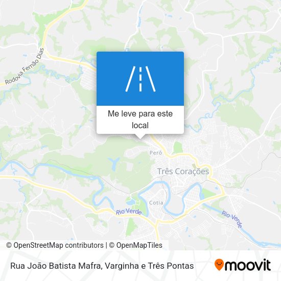 Rua João Batista Mafra mapa