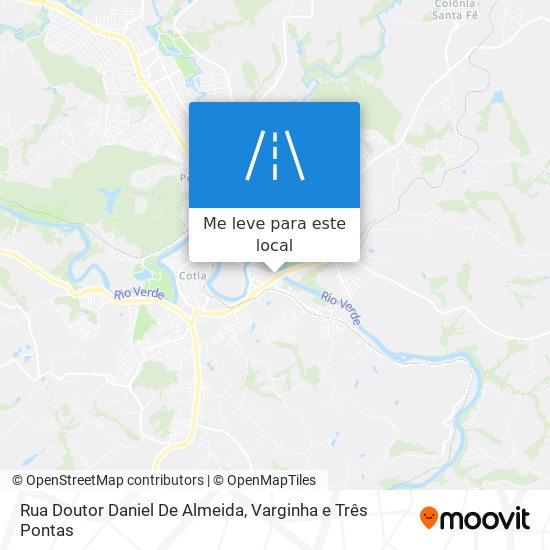 Rua Doutor Daniel De Almeida mapa