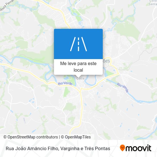 Rua João Amâncio Filho mapa
