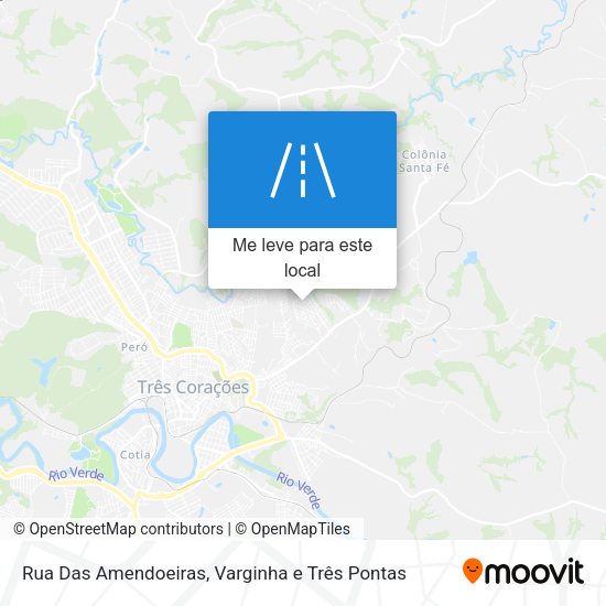 Rua Das Amendoeiras mapa