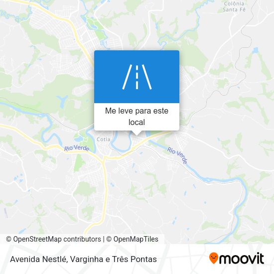 Avenida Nestlé mapa