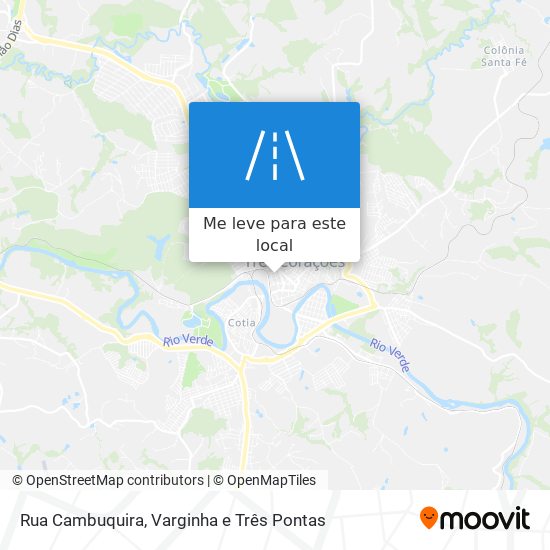 Rua Cambuquira mapa