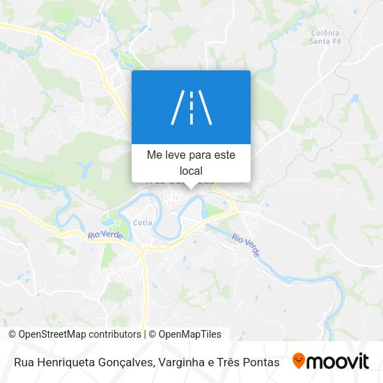 Rua Henriqueta Gonçalves mapa