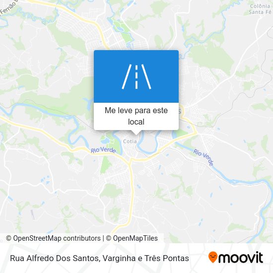 Rua Alfredo Dos Santos mapa
