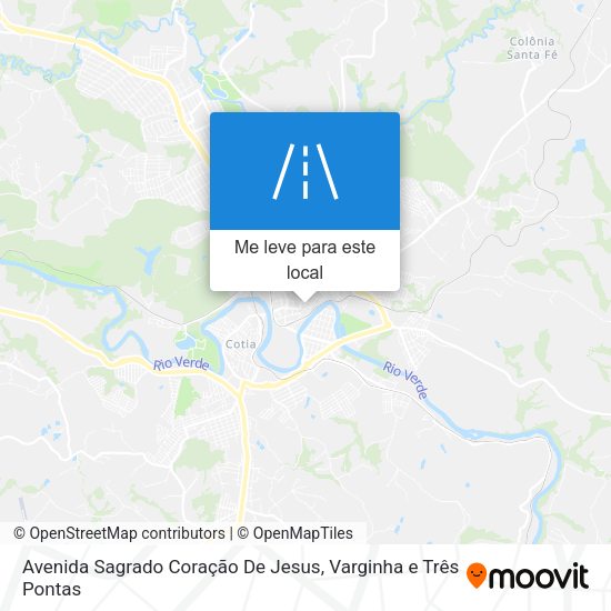 Avenida Sagrado Coração De Jesus mapa
