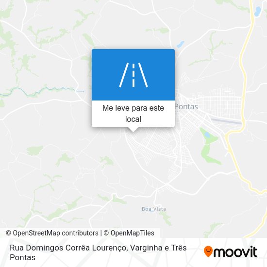 Rua Domingos Corrêa Lourenço mapa