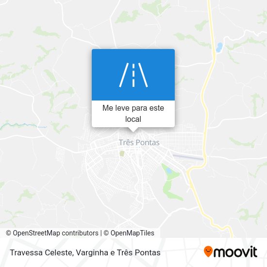 Travessa Celeste mapa