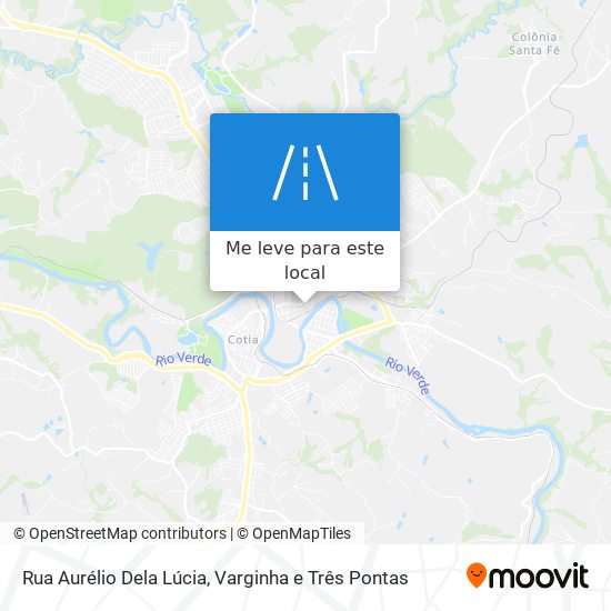 Rua Aurélio Dela Lúcia mapa