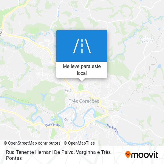 Rua Tenente Hernani De Paiva mapa