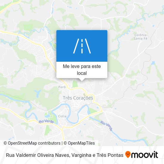 Rua Valdemir Oliveira Naves mapa