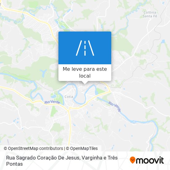 Rua Sagrado Coração De Jesus mapa