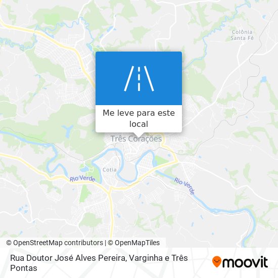 Rua Doutor José Alves Pereira mapa