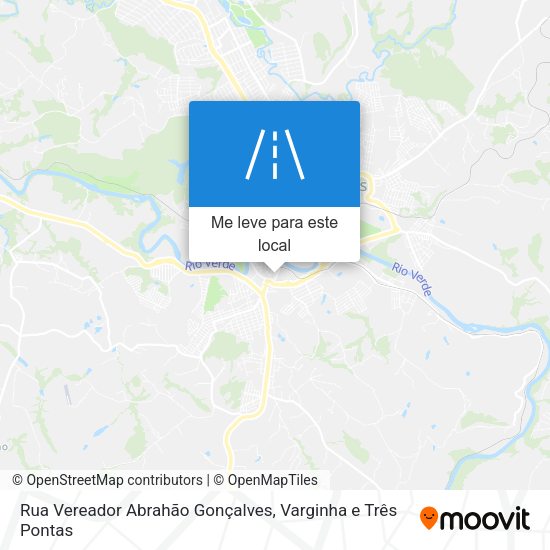 Rua Vereador Abrahão Gonçalves mapa
