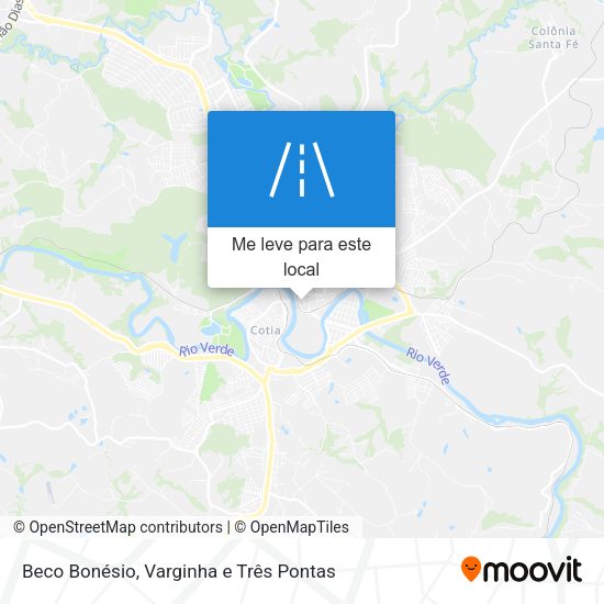 Beco Bonésio mapa