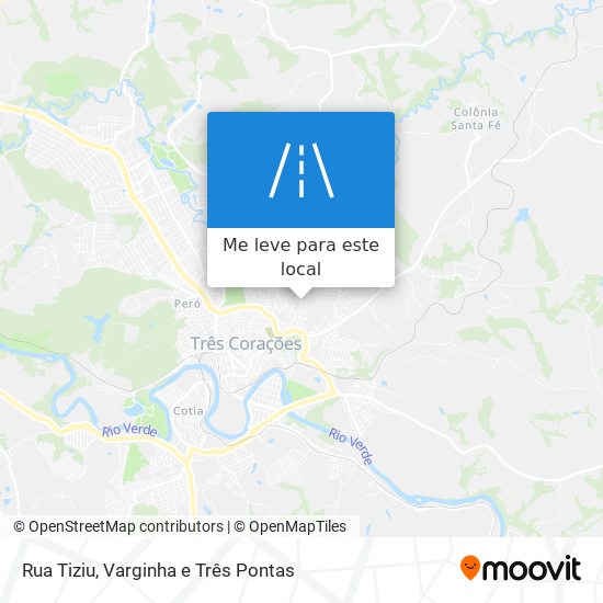 Rua Tiziu mapa