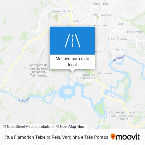 Rua Flamarion Teixeira Reis mapa