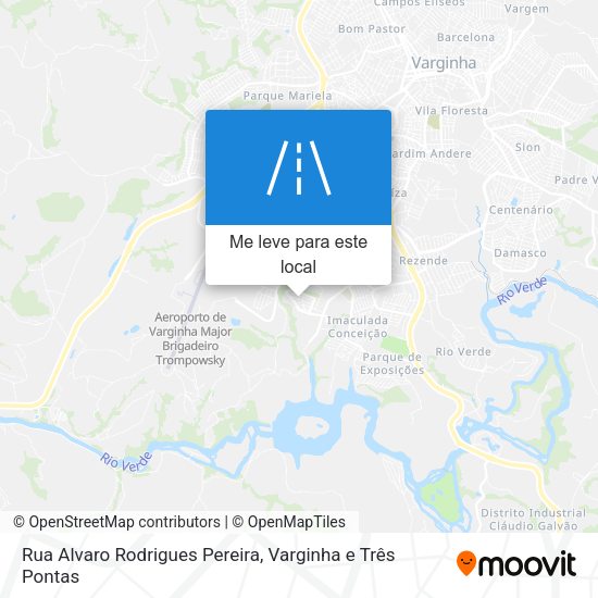 Rua Alvaro Rodrigues Pereira mapa