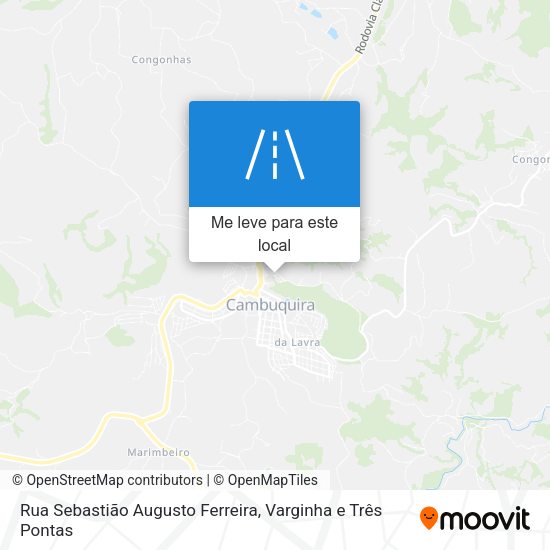 Rua Sebastião Augusto Ferreira mapa