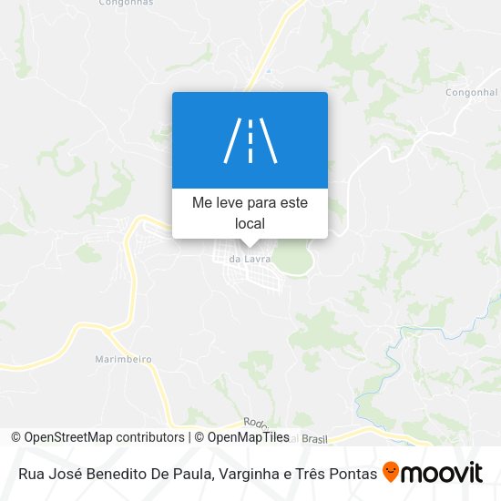 Rua José Benedito De Paula mapa