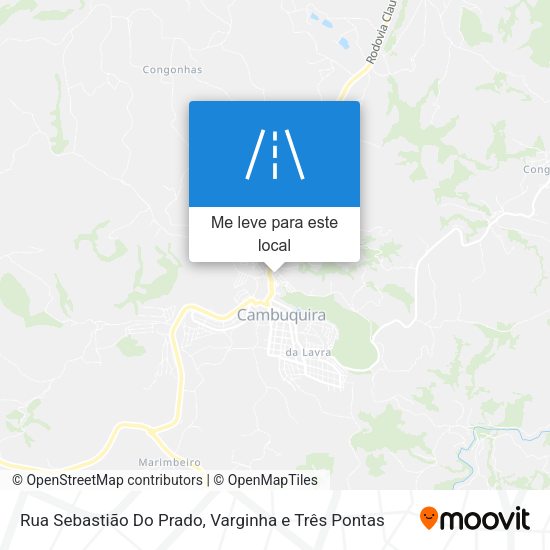 Rua Sebastião Do Prado mapa
