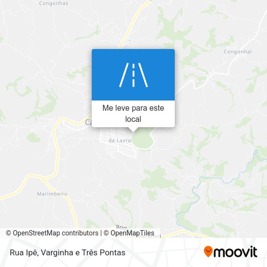 Rua Ipê mapa