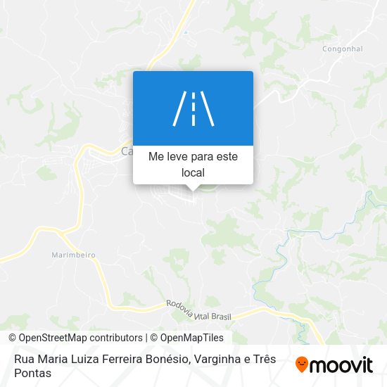 Rua Maria Luiza Ferreira Bonésio mapa