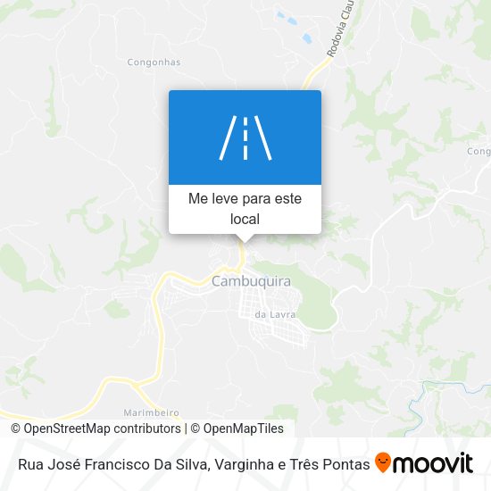 Rua José Francisco Da Silva mapa