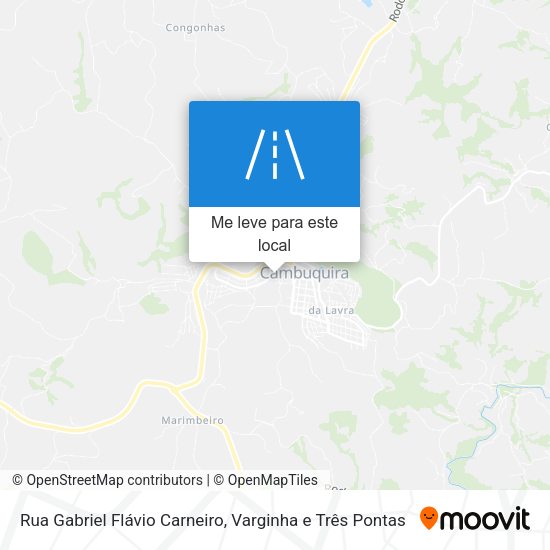 Rua Gabriel Flávio Carneiro mapa